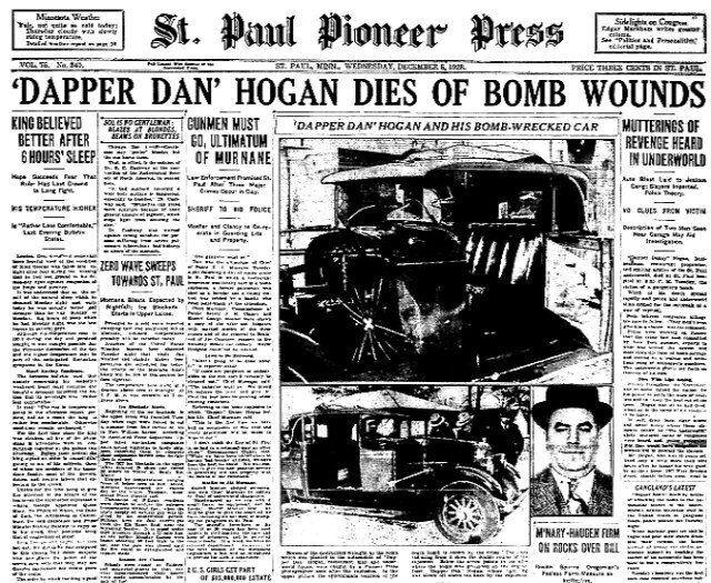 Daniel 'Dapper Dan' Hogan, dies of bomb wounds